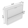Spazio - Full Size Wall Bed