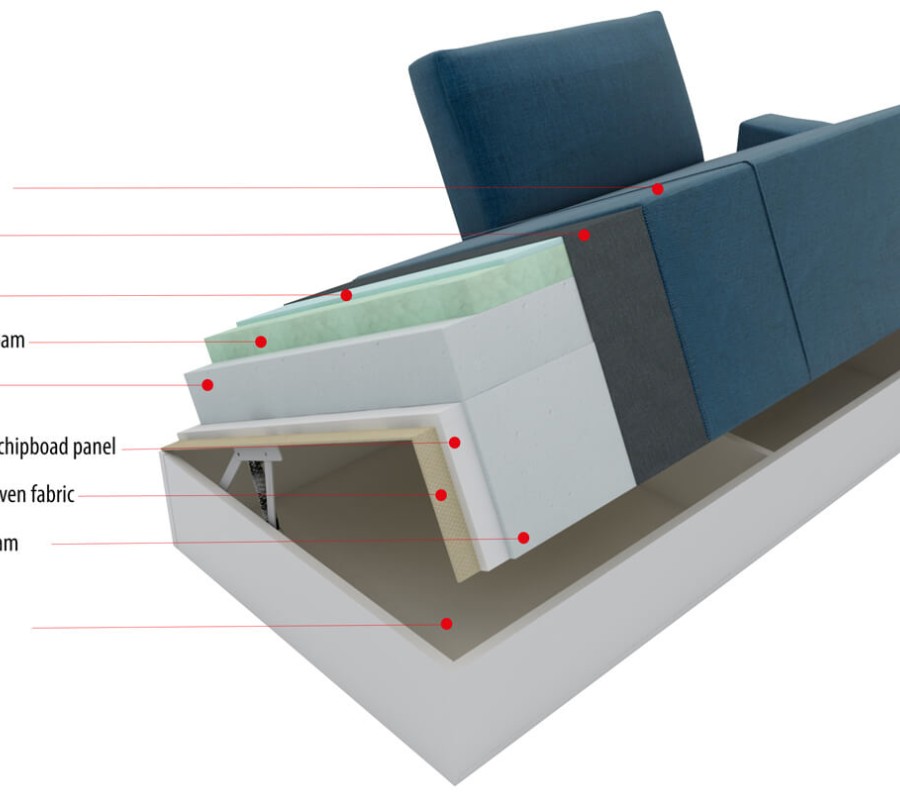 Royal Vertical Queen 2 Seat Storage Sofa Royal Vertical Queen 2 Seat Storage Sofa