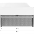 Horizontal foldable 2 Seat Sofa