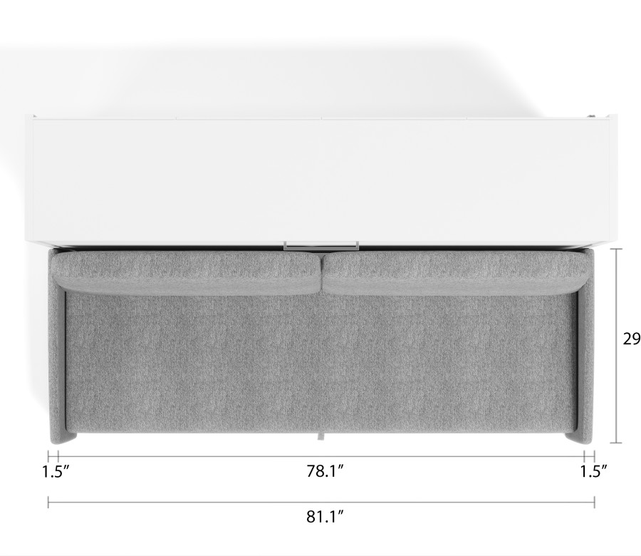 Horizontal foldable 2 Seat Sofa Horizontal foldable 2 Seat Sofa