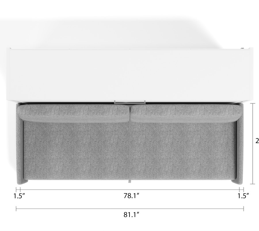 Horizontal foldable 2 Seat Sofa Horizontal foldable 2 Seat Sofa