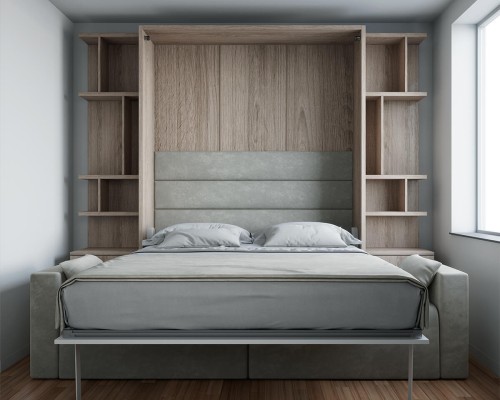 Royal Horizontal Queen 2 Seat Storage Sofa