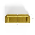 Royal Horizontal Queen 2 Seat Storage Sofa