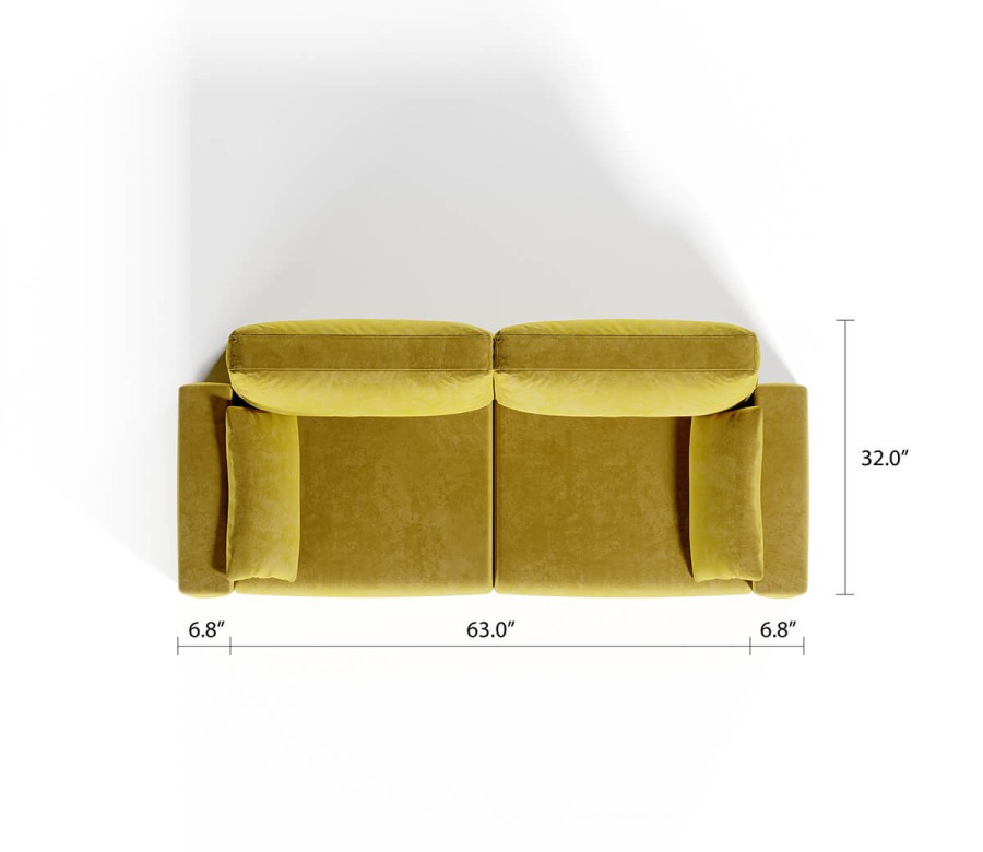 Royal Vertical Queen 2 Seat Sofa Royal Vertical Queen 2 Seat Sofa