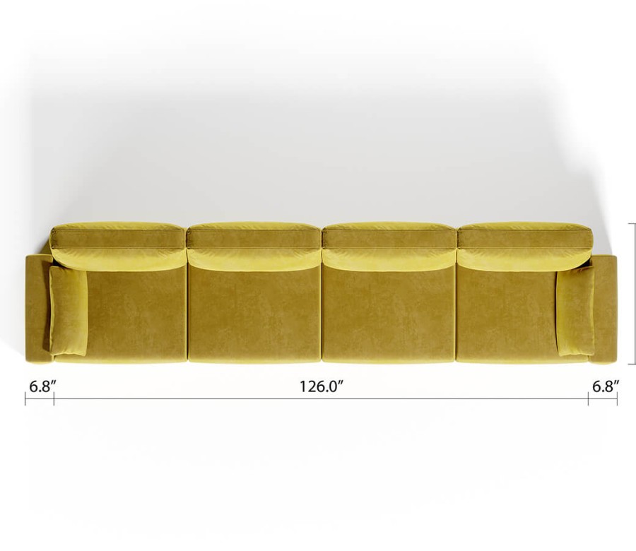 Royal Vertical Queen 4 Seat Sofa Royal Vertical Queen 4 Seat Sofa