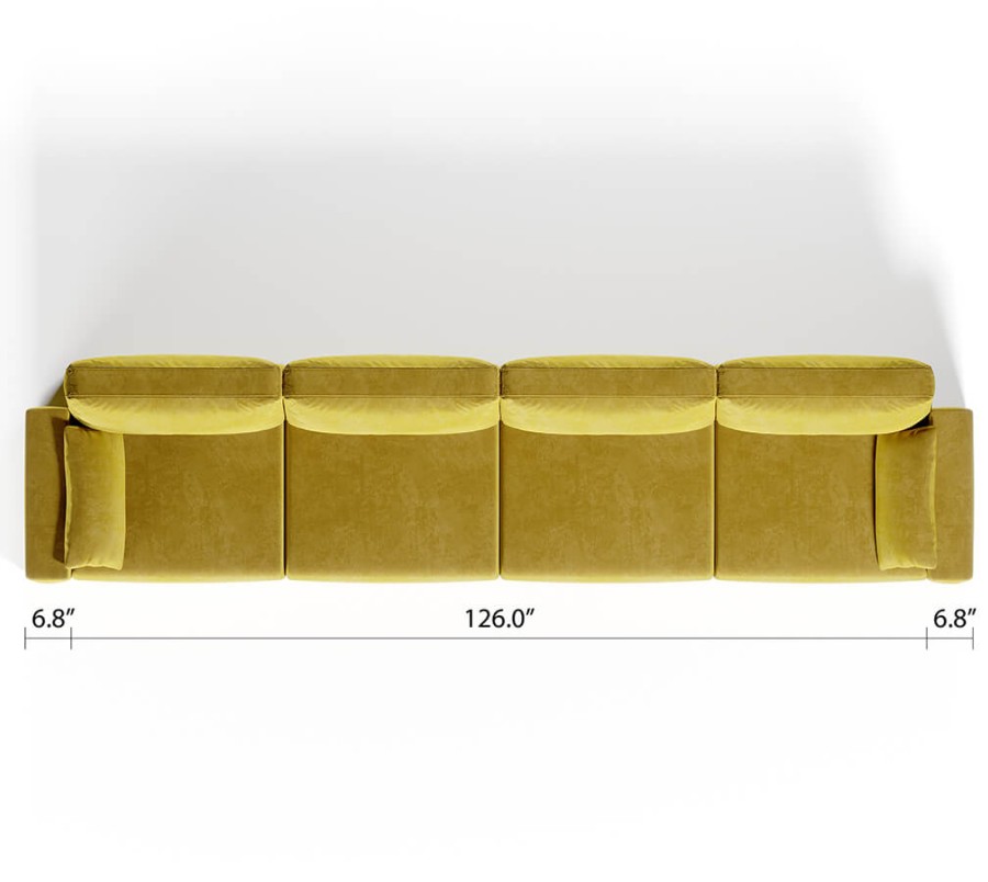 Royal Vertical Queen 4 Seat Sofa Royal Vertical Queen 4 Seat Sofa