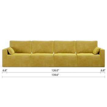 Royal Vertical Queen 4 Seat Sofa Royal Vertical Queen 4 Seat Sofa